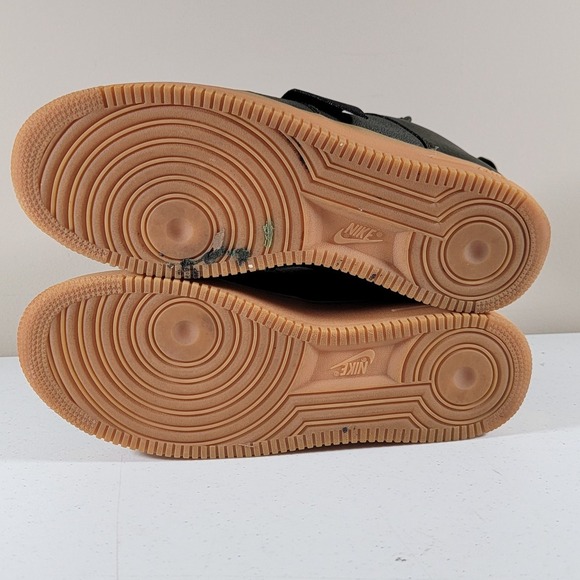 Nike Air Force 1 Low Utility Sequoia Sneakers Mens Size 10.5 - Picture 7 of 10